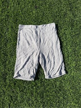 Women's Gray Athletic Bike Shorts - Breathable Stretch Fit